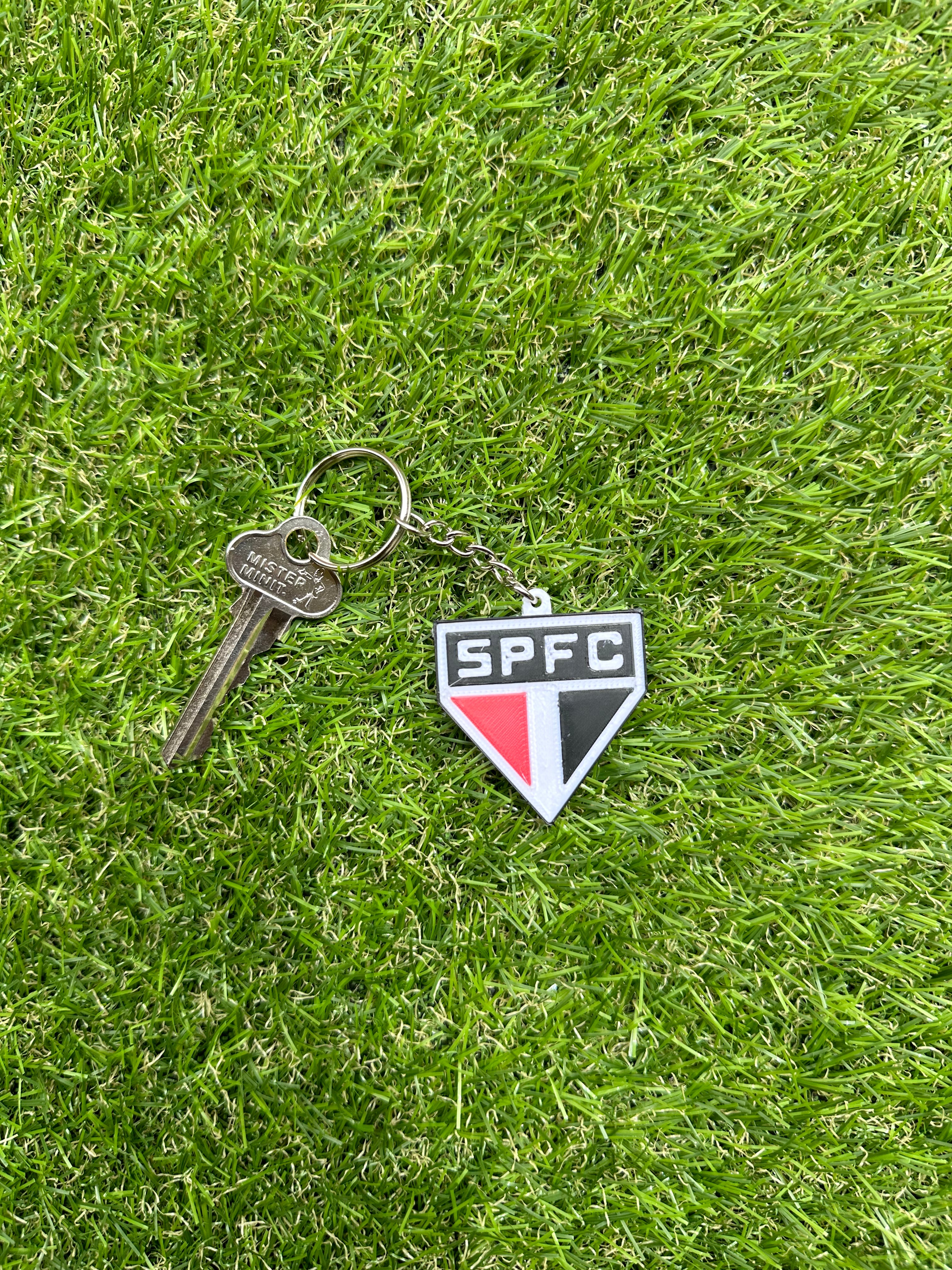 Tricolor Paulista Keychain