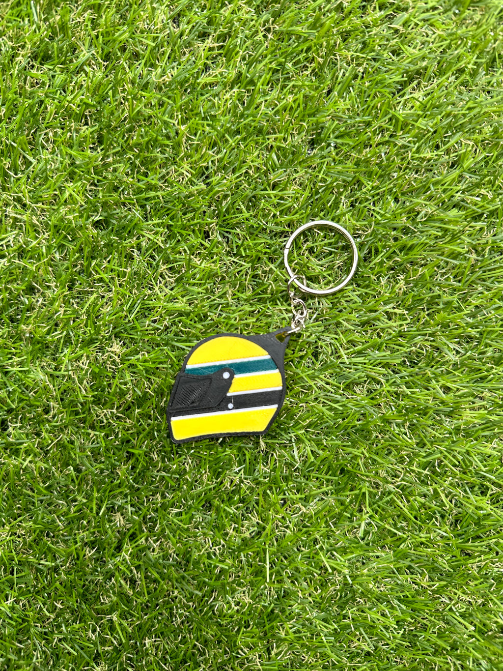 Ayrton Senna Helmet Keychain