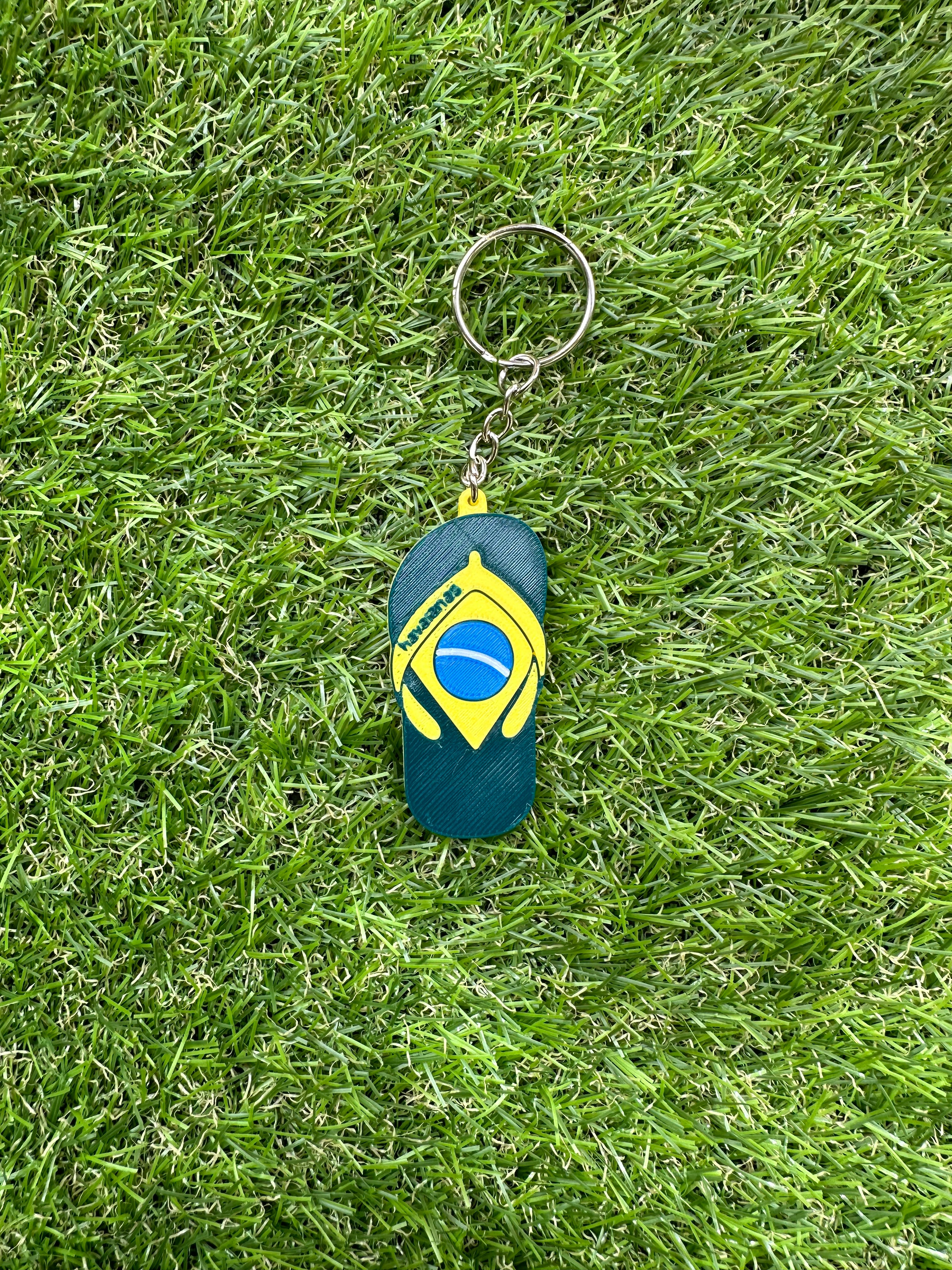 Brazilian Flip Flop Keychain