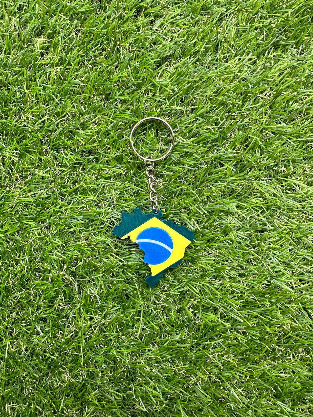 Brazilian Map Keychain
