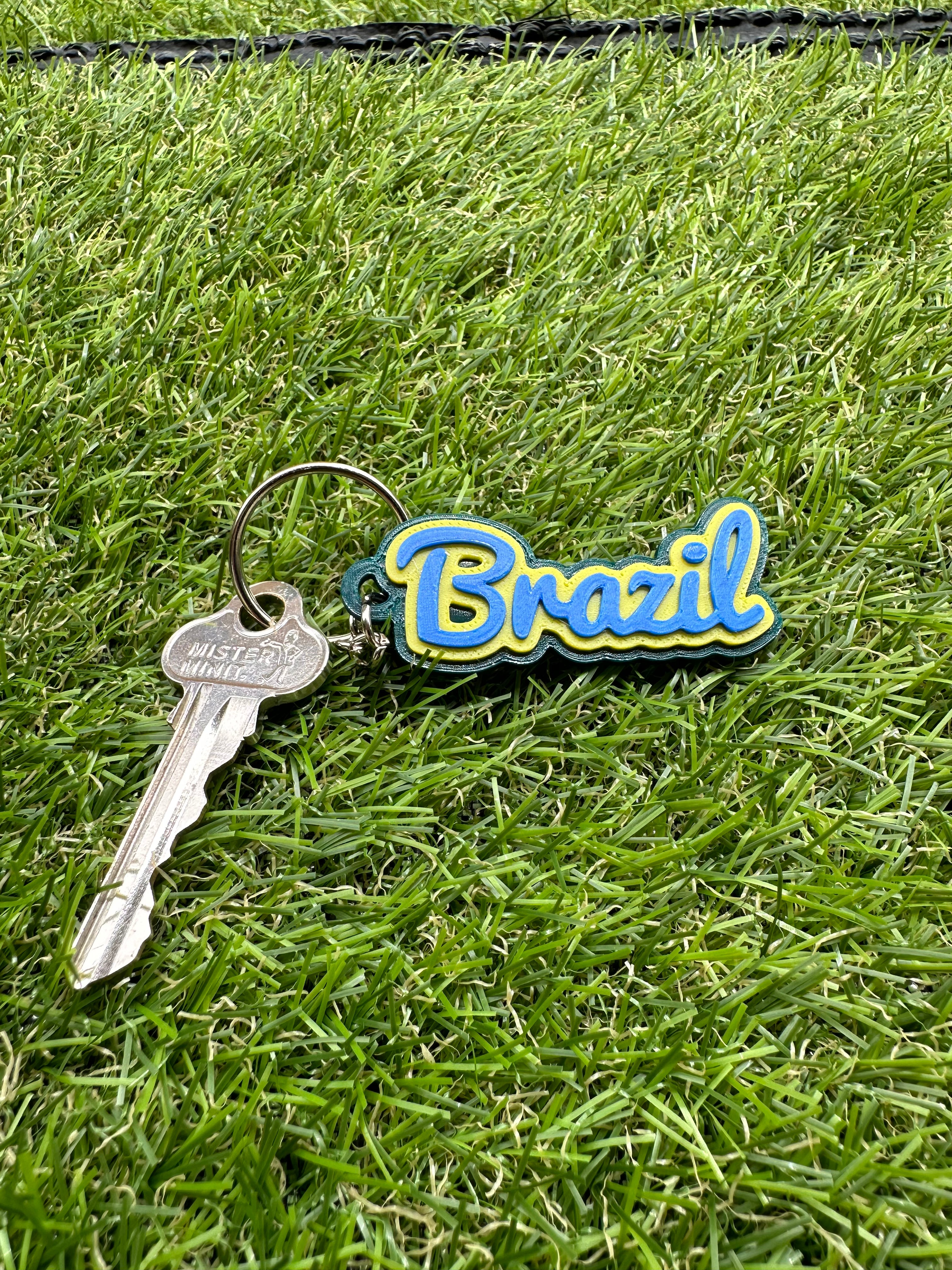 Brazil Keychain