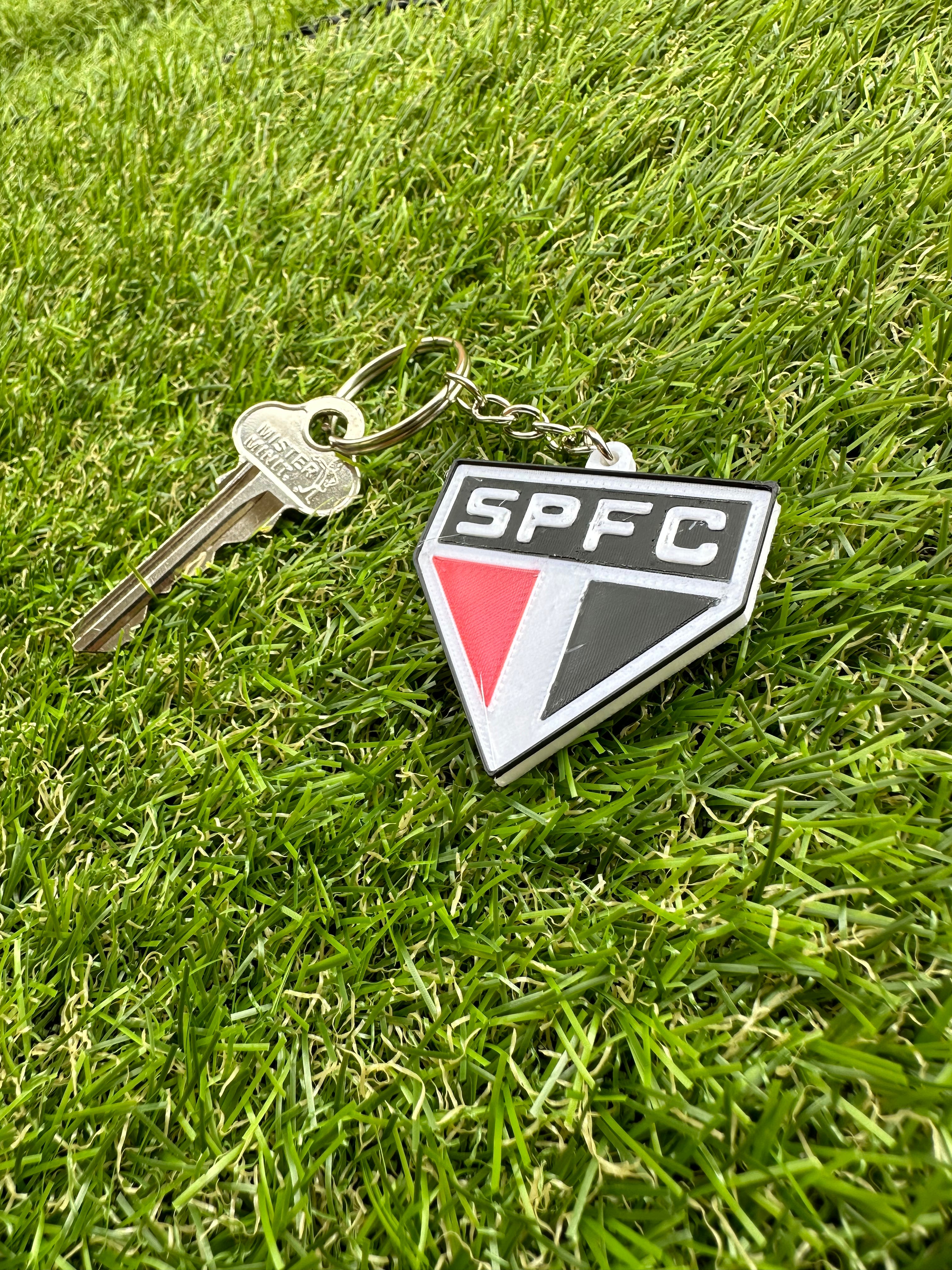 Tricolor Paulista Keychain